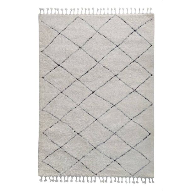 Denna produkten heter Tiznit, tillverkad av Polyester material med en vacker Kräm färg - SE Mattor