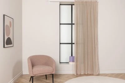Linnegardin-look 2-Pack Rosendimma Beige