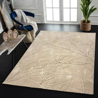 Denna produkten heter Babylon Mardo Beige Modern Matta i Beige färg från 749,00 kr, tillverkad av Polyester material - SE Mattor