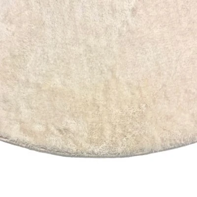 Rund Cloudy Ljusbeige