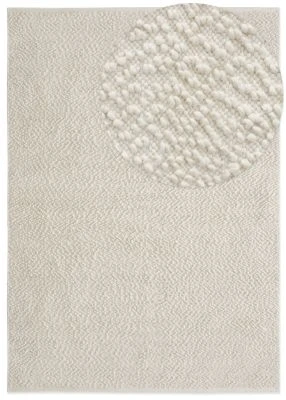 Denna produkten heter Edessa, tillverkad av 80% Ull & 20% Bomull material med en vacker Offwhite färg - SE Mattor