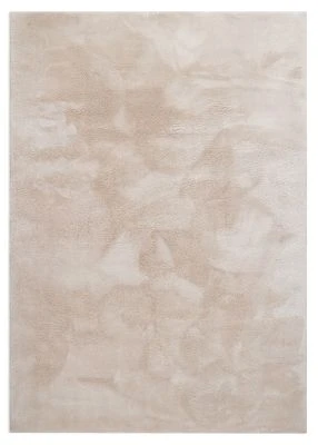 Tvättbar Mjuk Ryamatta Fluffy Beige