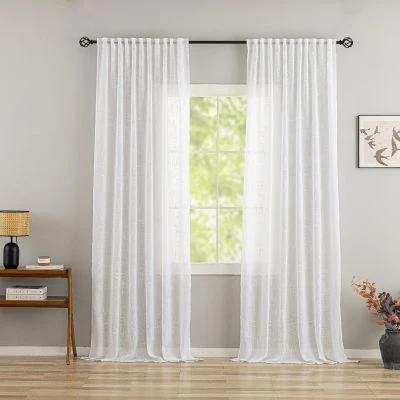 Linnegardin-look 2-Pack Kristina Vit