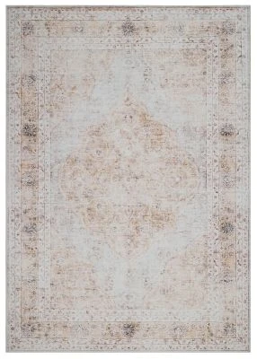 Tvättbar Wiltonmatta Noel Heart Beige