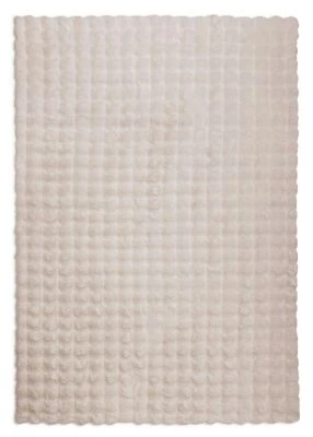 Denna produkten heter Rabbit Bubble, tillverkad av Polyester material med en vacker Ljusbeige färg - SE Mattor