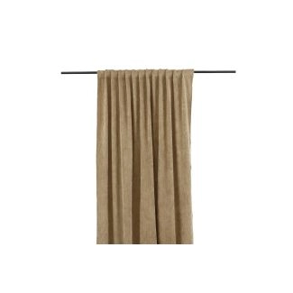 Rumsförmörkande Sammetsgardin 2-pack Kristallglans Sand