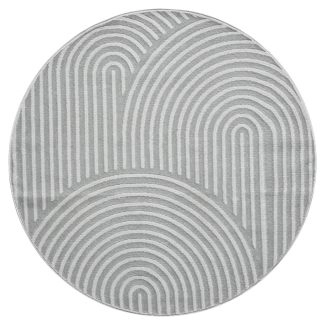 Denna produkten heter Bella Zen, tillverkad av Polyester & Polypropylen material med en vacker Grå färg - SE Mattor