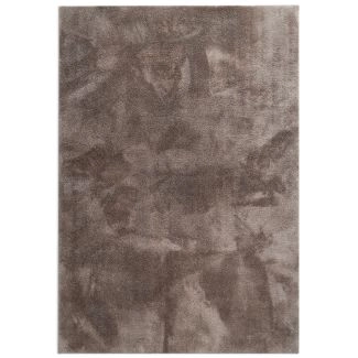 Denna produkten heter Fluffy, tillverkad av Polyester material med en vacker Taupe färg - SE Mattor