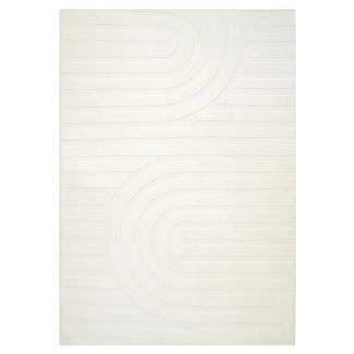 Tvättbar Mjuk Ryamatta Fuzzy Lumo Offwhite