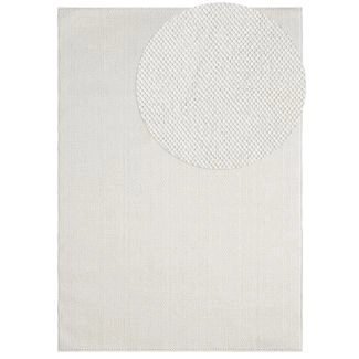 Denna produkten heter Nordic, tillverkad av Polyester material med en vacker Offwhite färg - SE Mattor