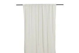 Sammetsgardin 2-pack Lavendelvind Vit