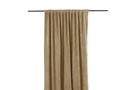 Rumsförmörkande Sammetsgardin 2-pack Kristallglans Sand
