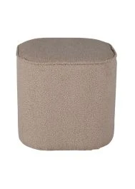 Puff Adela Teddy Beige 44x44 cm
