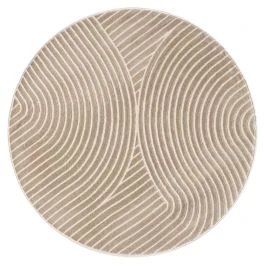 Rund Bella Spin Mörkbeige