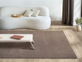 Tvättbar Mjuk Ryamatta Cloudy Taupe