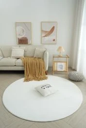 Rund Comfy Offwhite