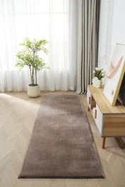 Gångmatta Fluffy Taupe