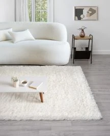 Mjuk Ryamatta Furry Offwhite