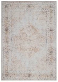 Tvättbar Wiltonmatta Noel Heart Beige