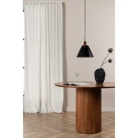 Sammetsgardin 2-pack Lavendelvind Vit