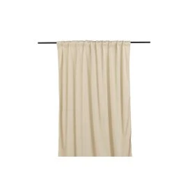 Sammetsgardin 2-pack Lavendelvind Beige