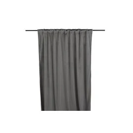 Sammetsgardin 2-pack Lavendelvind Mörkgrå