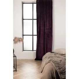 Sammetsgardin 2-pack Lavendelvind Lila