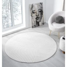 Rund Bella Spin Offwhite
