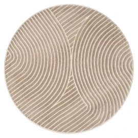 Rund Bella Spin Mörkbeige