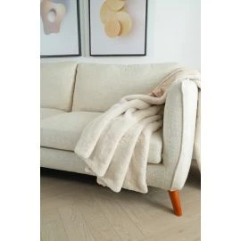 Pläd Cat Beige