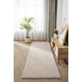 Gångmatta Fluffy Beige