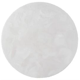 Rund Fluffy Offwhite