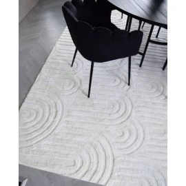 Tvättbar Mjuk Ryamatta Fuzzy Soma Offwhite
