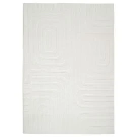 Tvättbar Mjuk Ryamatta Fuzzy Vega Offwhite