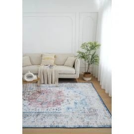 Tvättbar Wiltonmatta Noel Ocean Multi
