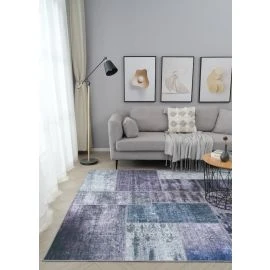Patchwork Matta Vero Rosso Grå
