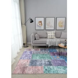 Patchwork Matta Vero Rosso Multi