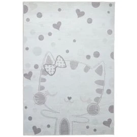 Barnmatta Zappy Kitty Kräm