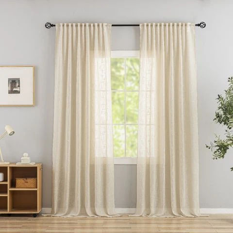 Linnegardin-look 2-Pack Kristina Beige