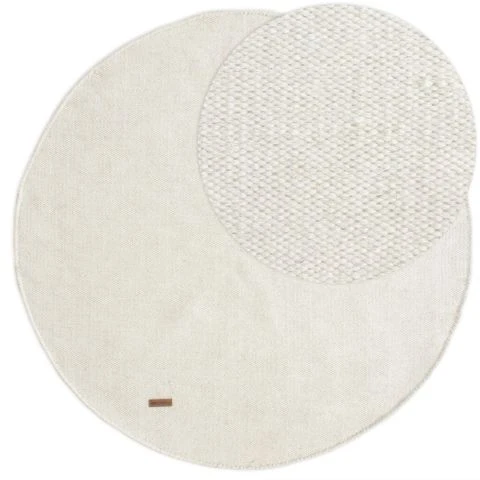 Rund Lunda Offwhite