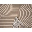 Denna produkten heter Bella Zen, tillverkad av Polyester & Polypropylen material med en vacker Mörkbeige färg - SE Mattor