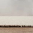 Denna produkten heter Norrsken, tillverkad av 60% Ull & 40% Bomull material med en vacker Vit färg - SE Mattor