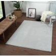 Denna produkten heter Cloudy, tillverkad av Polyester material med en vacker Silver färg - SE Mattor