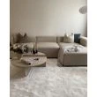Denna produkten heter Fluffy, tillverkad av Polyester material med en vacker Offwhite färg - SE Mattor