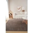 Denna produkten heter Fluffy, tillverkad av Polyester material med en vacker Taupe färg - SE Mattor