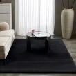 Denna produkten heter Rabbit Eco, tillverkad av Polyester material med en vacker Svart färg - SE Mattor