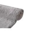 Denna produkten heter Rabbit Fur, tillverkad av Polyester material med en vacker Silver färg - SE Mattor