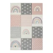 Denna produkten heter Pastel Rainbow, tillverkad av Polypropylen material med en vacker Rosa färg - SE Mattor
