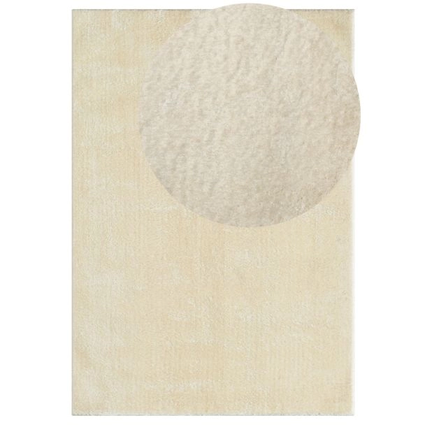 Denna produkten heter Cloudy, tillverkad av Polyester material med en vacker Ljusbeige färg - SE Mattor