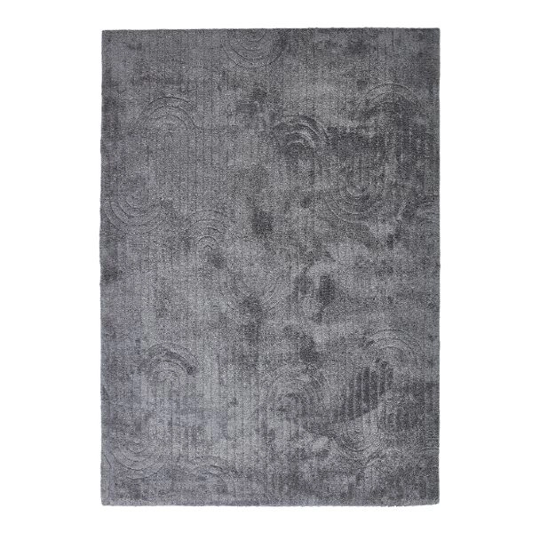 Denna produkten heter Faro, tillverkad av Polyester material med en vacker Grå färg - SE Mattor